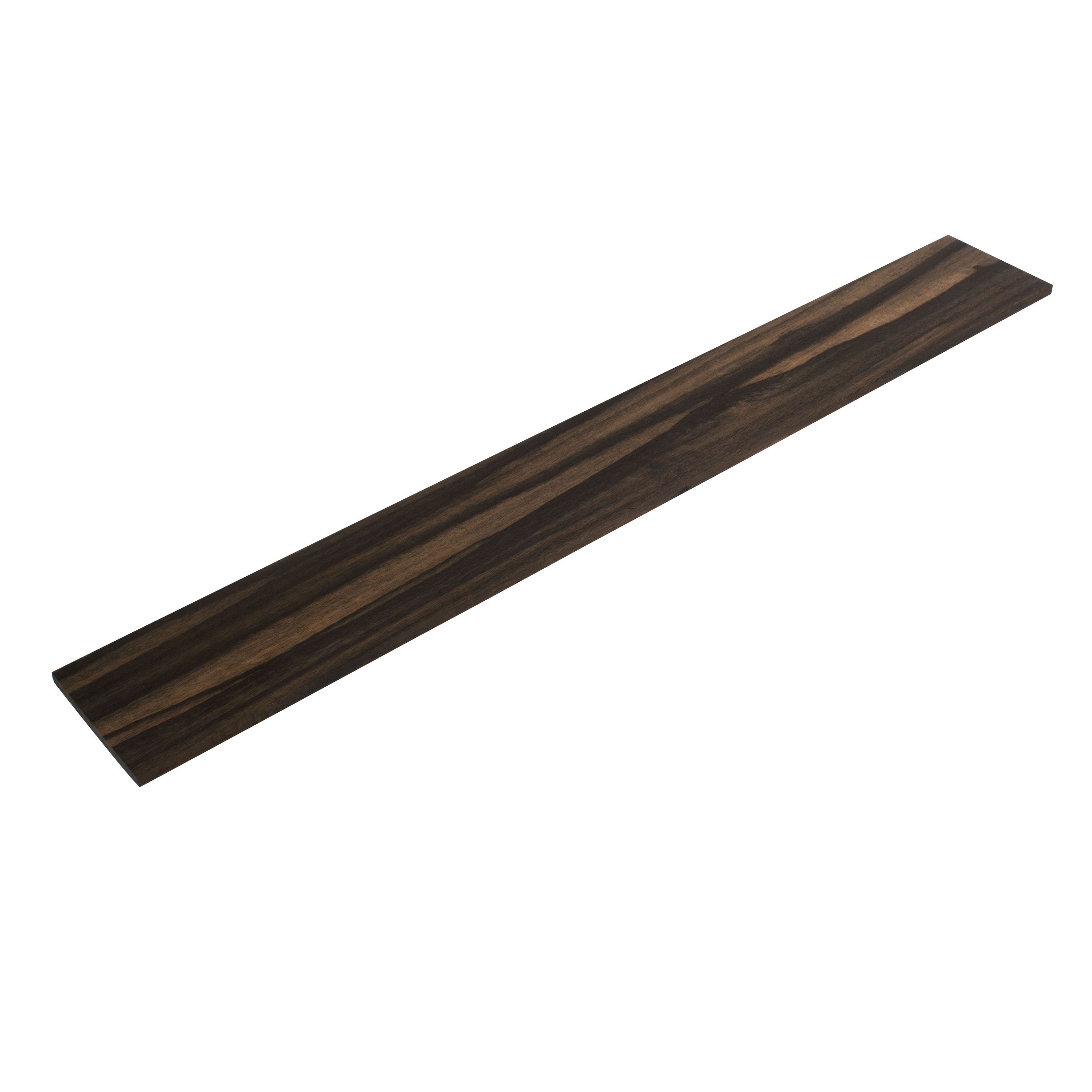 Unslotted Fingerboard for Guitar, Crelicam Ebony