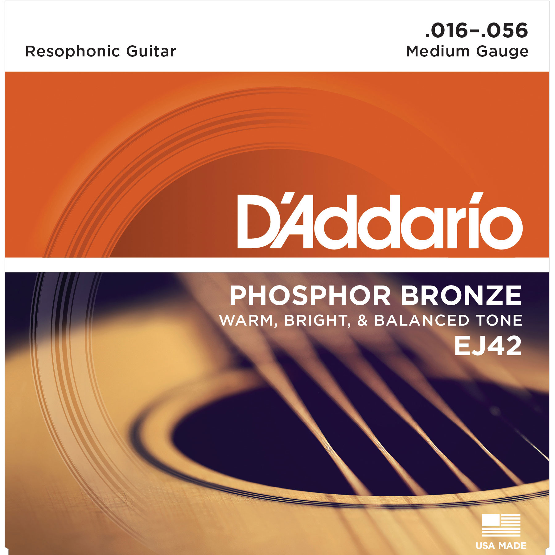 D'Addario Phosphor Bronze Wound Resophonic Guitar Strings