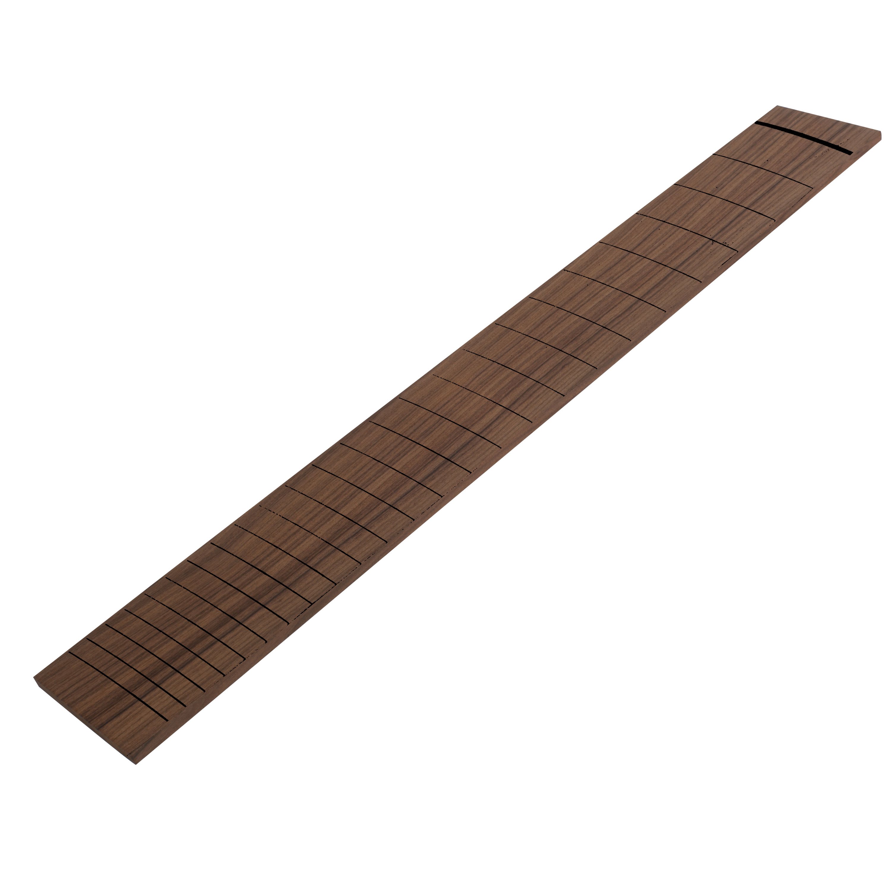 Slotted Fingerboard for Fender Guitar, 12" Radius, Pau Ferro Slotted Fingerboard for Fender Guitar, 12" Radius, Pau Ferro