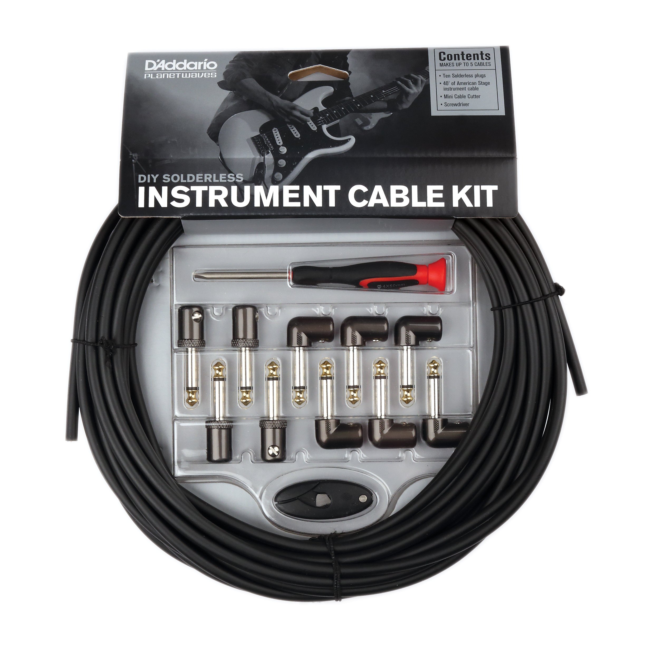 D'Addario Planet Waves DIY Solderless Instrument Cable Kit