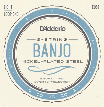D'Addario Nickel Plated Banjo Strings