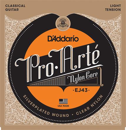 D'Addario Pro Arte Classical Guitar Strings, Silverplated, Light Tension (EJ43) D'Addario Pro Arte Classical Guitar Strings, Silverplated, Light Tension (EJ43)