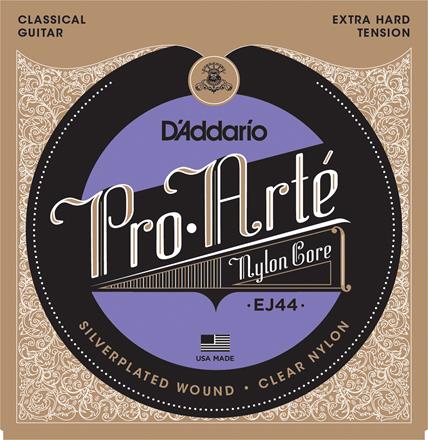 D'Addario Pro Arte Classical Guitar Strings, Silverplated, Extra Hard Tension (EJ44) D'Addario Pro Arte Classical Guitar Strings, Silverplated, Extra Hard Tension (EJ44)