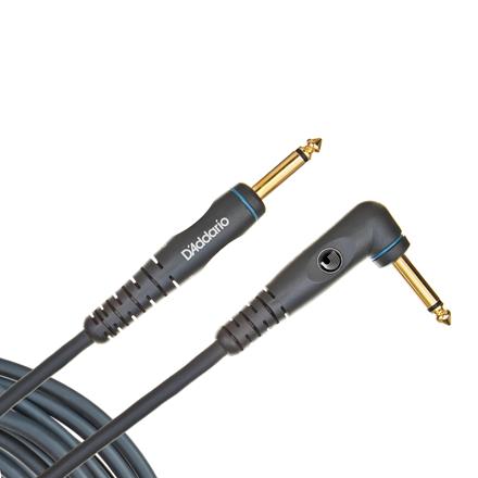 D'Addario Custom Series Instrument Cable, 20 feet, Right Angle to Straight D'Addario Custom Series Instrument Cable, 20 feet, Right Angle to Straight