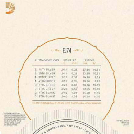 D'Addario Phosphor Bronze Mandolin Strings StewMac