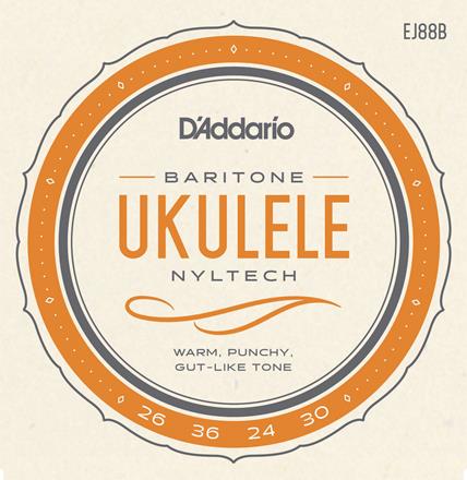D'Addario Nyltech Ukulele Strings, Baritone (EJ88B) D'Addario Nyltech Ukulele Strings, Baritone (EJ88B)
