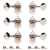Waverly High Ratio Guitar Tuners with Vintage Oval Knobs for Solid Pegheads, Nickel, 3L/3R
