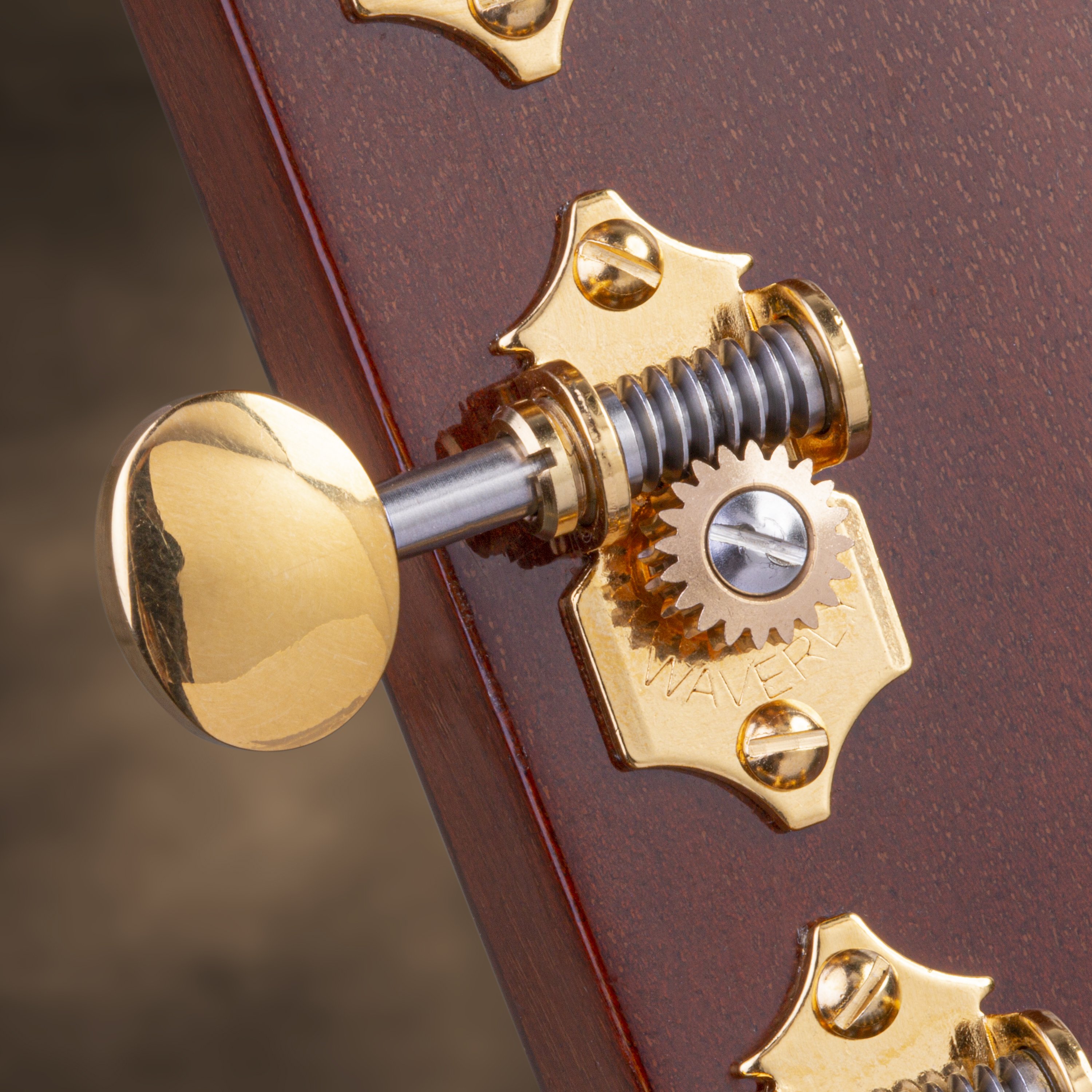 Waverly High Ratio Guitar Tuners with Vintage Oval Knobs for Solid Pegheads
