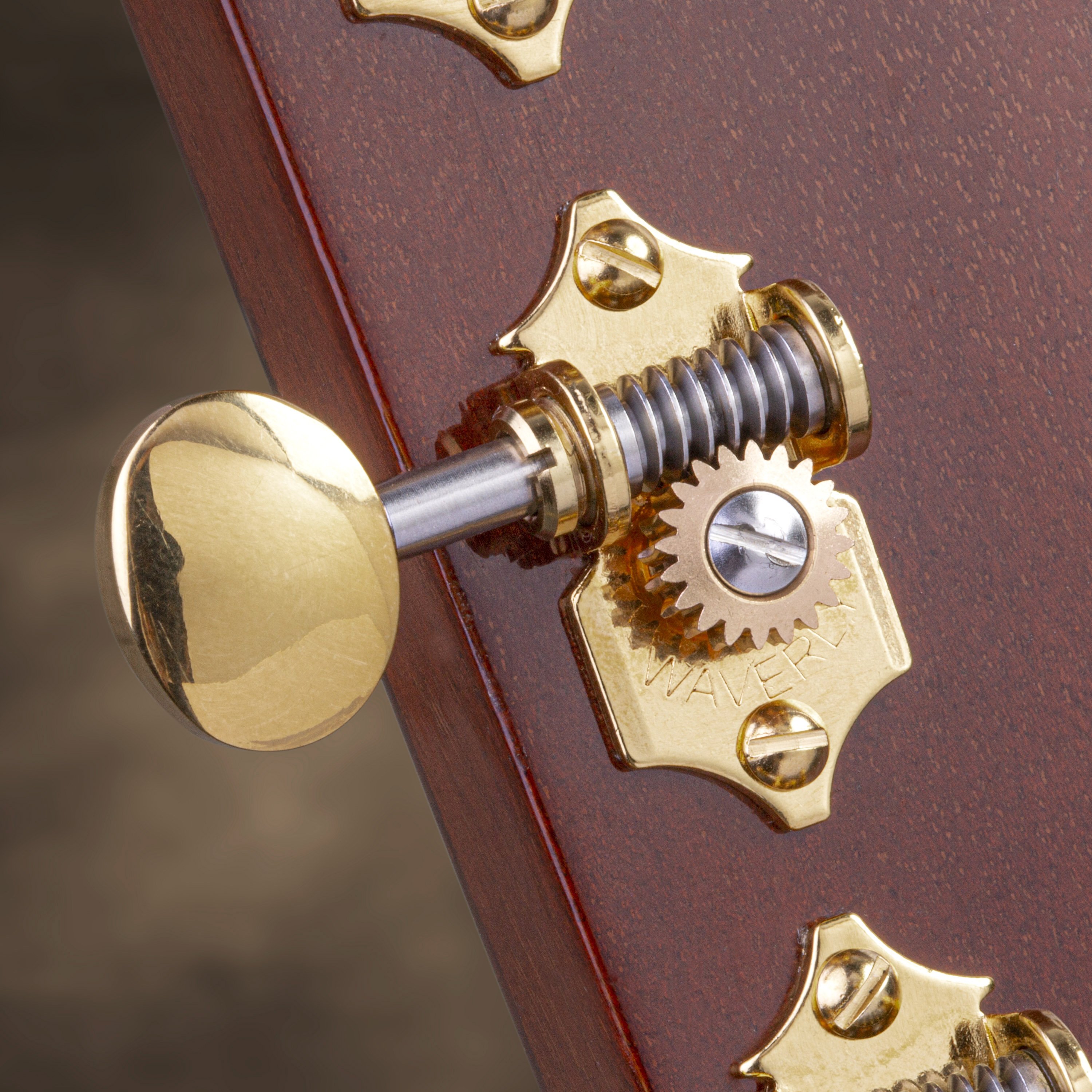 Waverly High Ratio Guitar Tuners with Vintage Oval Knobs for Solid Pegheads