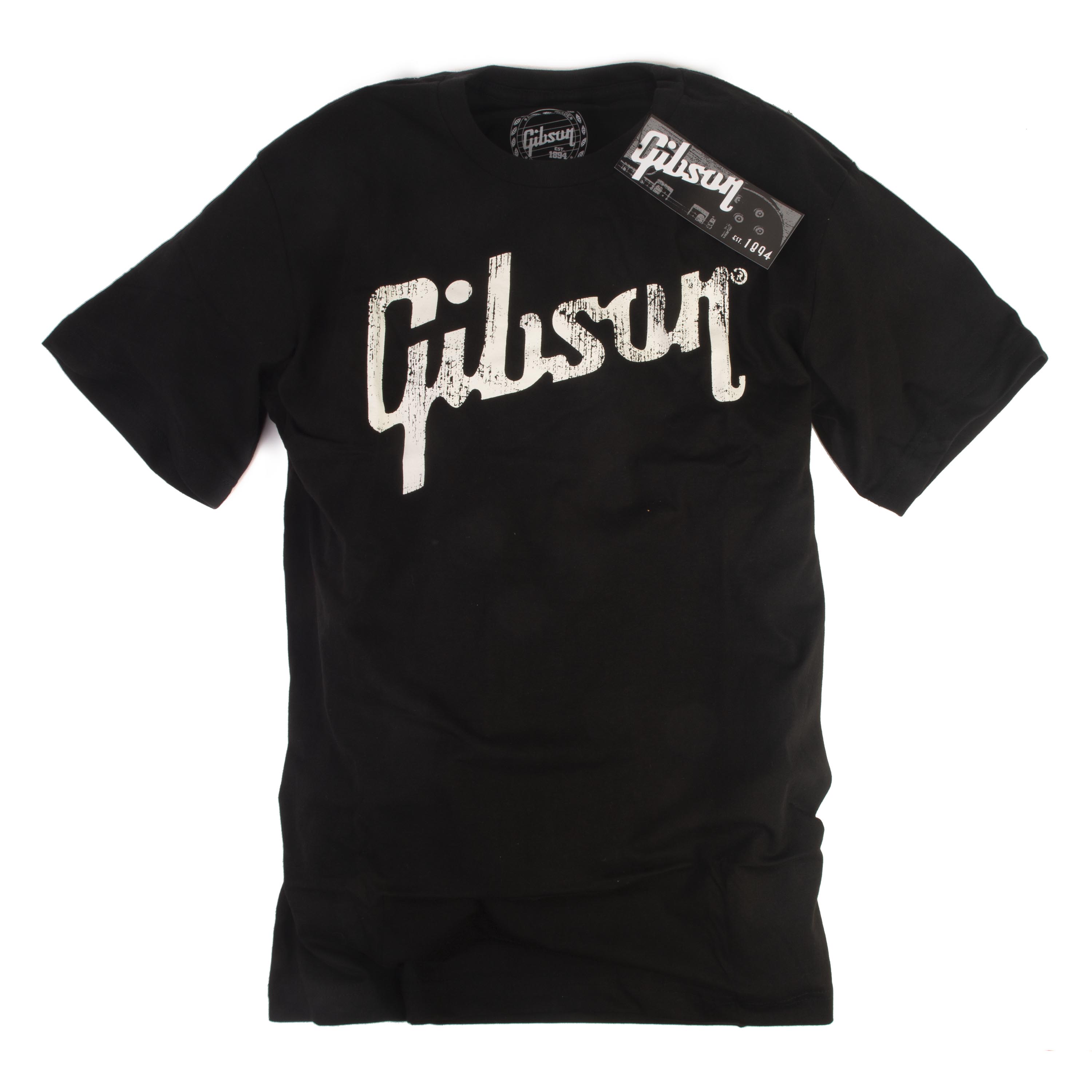 Gibson Distressed Logo T-Shirt - StewMac