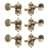 Waverly Guitar Tuners with Vintage Oval Knobs for Slotted Pegheads, Relic Nickel, 3L/3R
