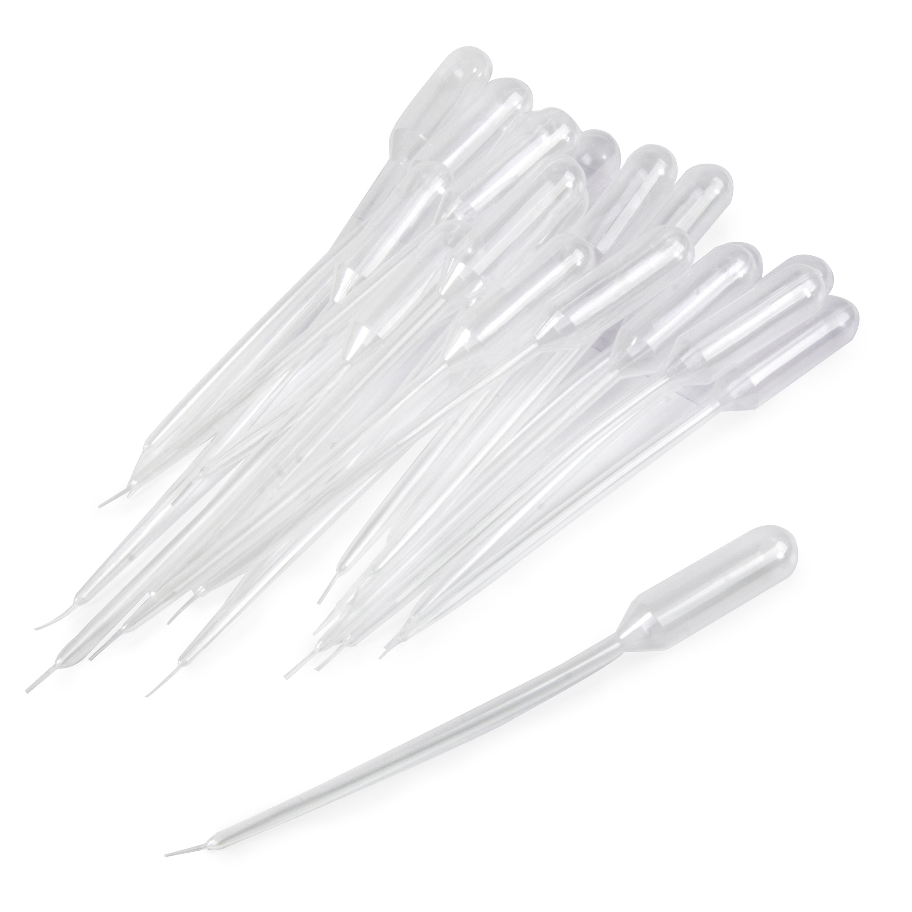 Plastic Pipettes, Pack of 25 Plastic Pipettes, Pack of 25