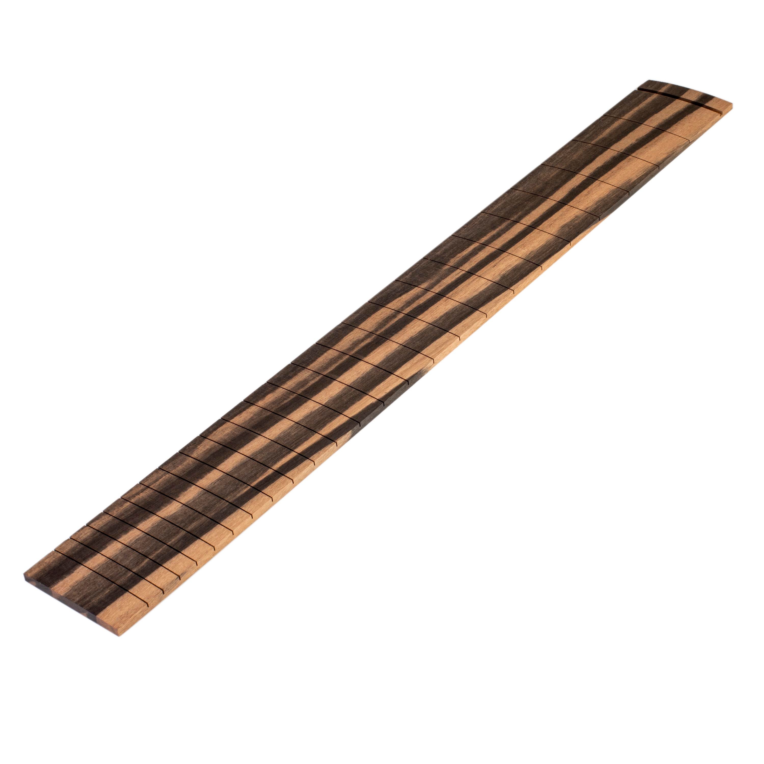 Slotted Fingerboard for Fender Guitar, Compound Radius, Crelicam Ebony Slotted Fingerboard for Fender Guitar, Compound Radius, Crelicam Ebony