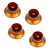 Gibson Accessories Top Hat Knobs, Vintage Amber, set of 4