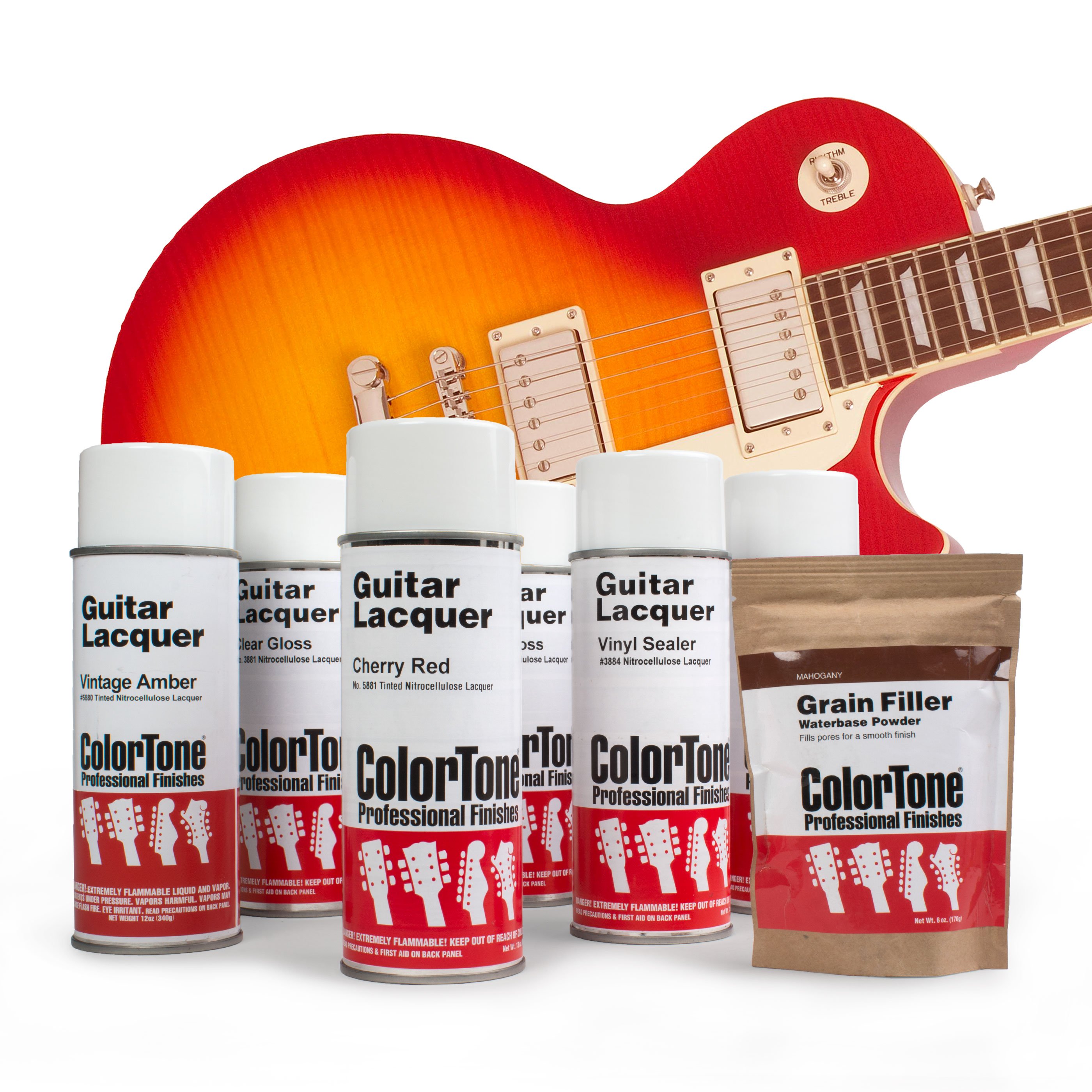 ColorTone Aerosol Finishing Set for Cherry Sunburst