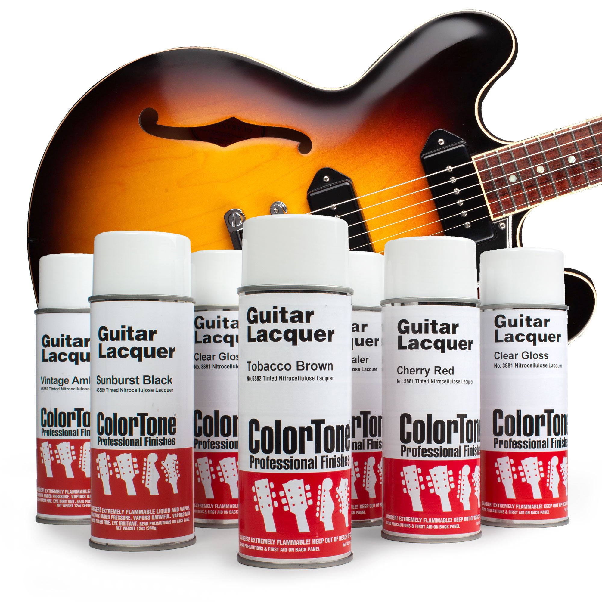 ColorTone Aerosol Finishing Set for Kalamazoo Tobacco Sunburst