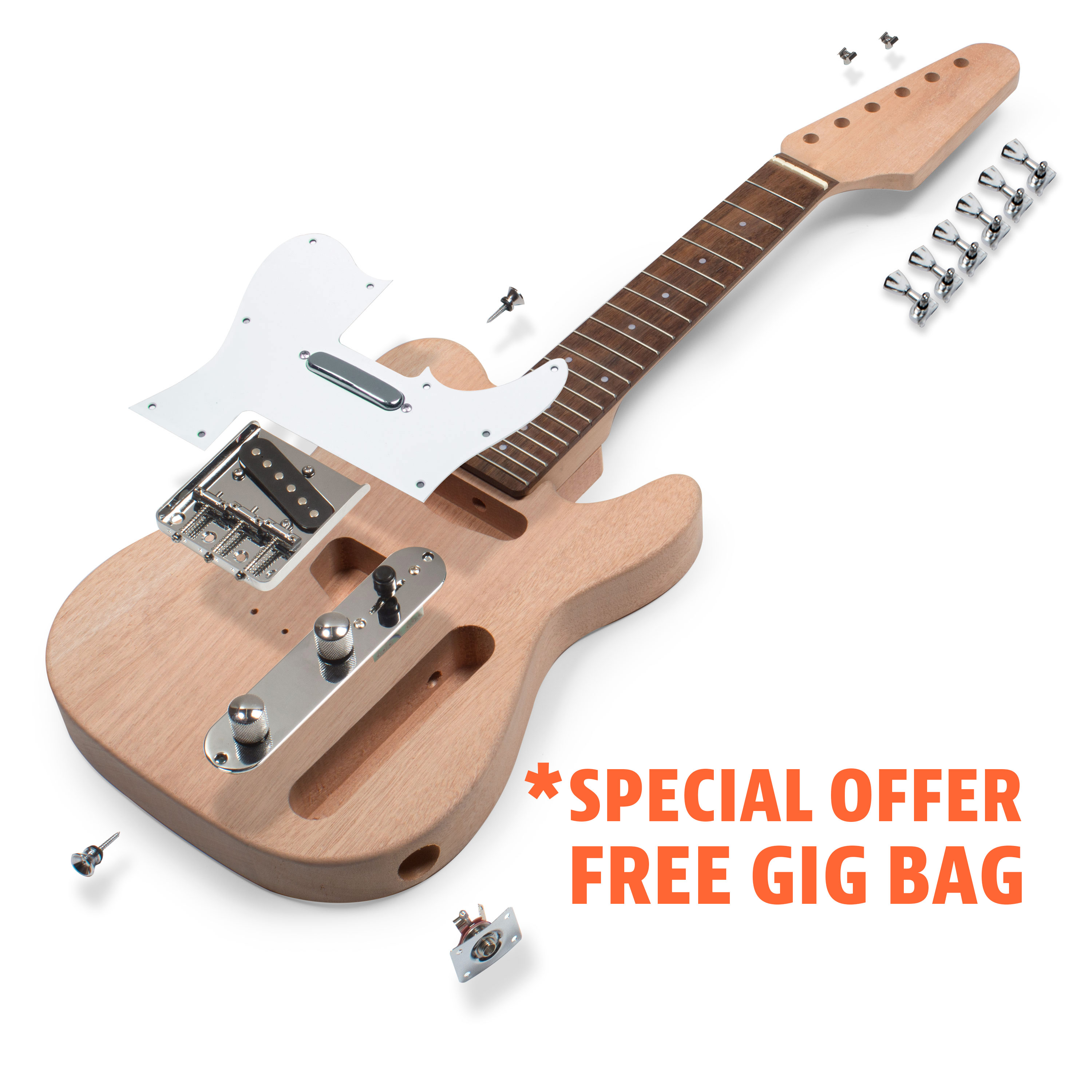 Mini T-Style Electric Guitar Kit