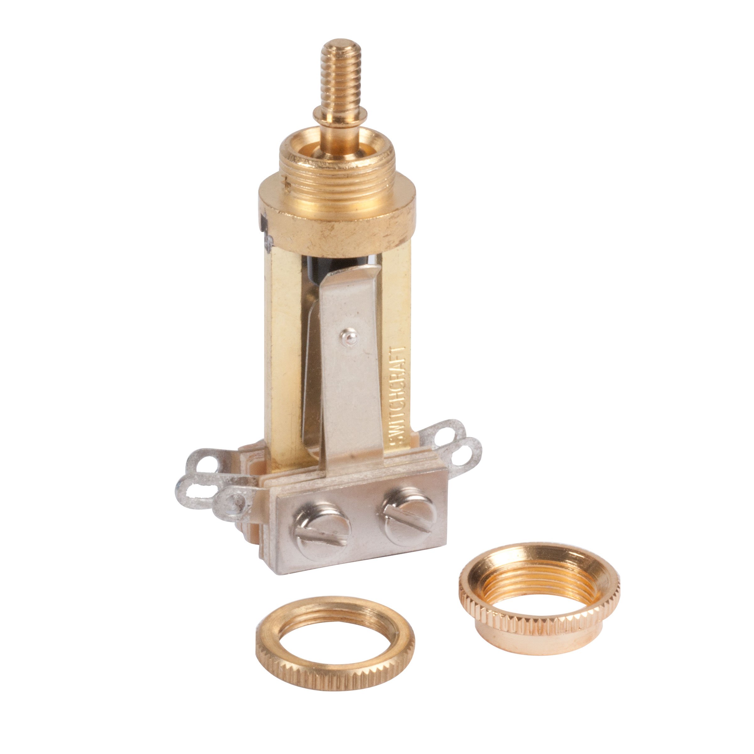 Switchcraft Toggle Switches, Tall, gold Switchcraft Toggle Switches, Tall, gold