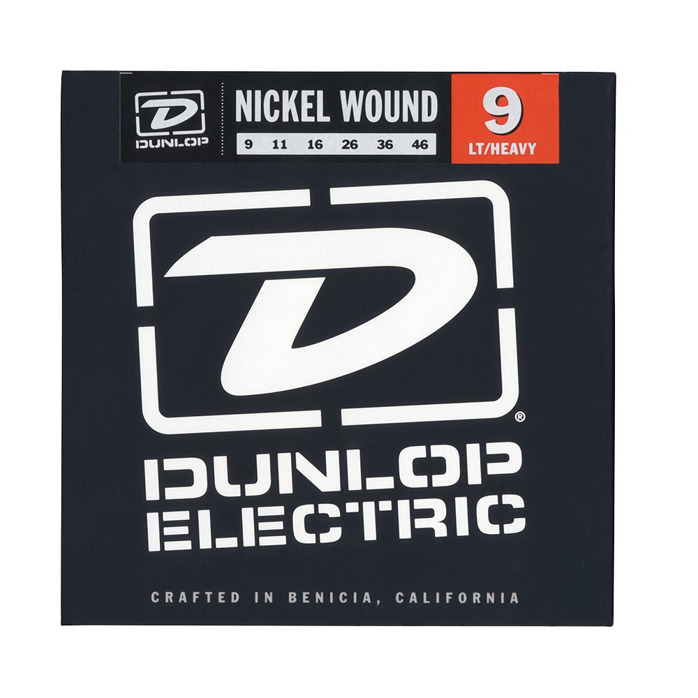Dunlop Nickel Plated Steel Electric Guitar Strings, Light Top/ Heavy Bottom 9-46 Dunlop Nickel Plated Steel Electric Guitar Strings, Light Top/ Heavy Bottom 9-46