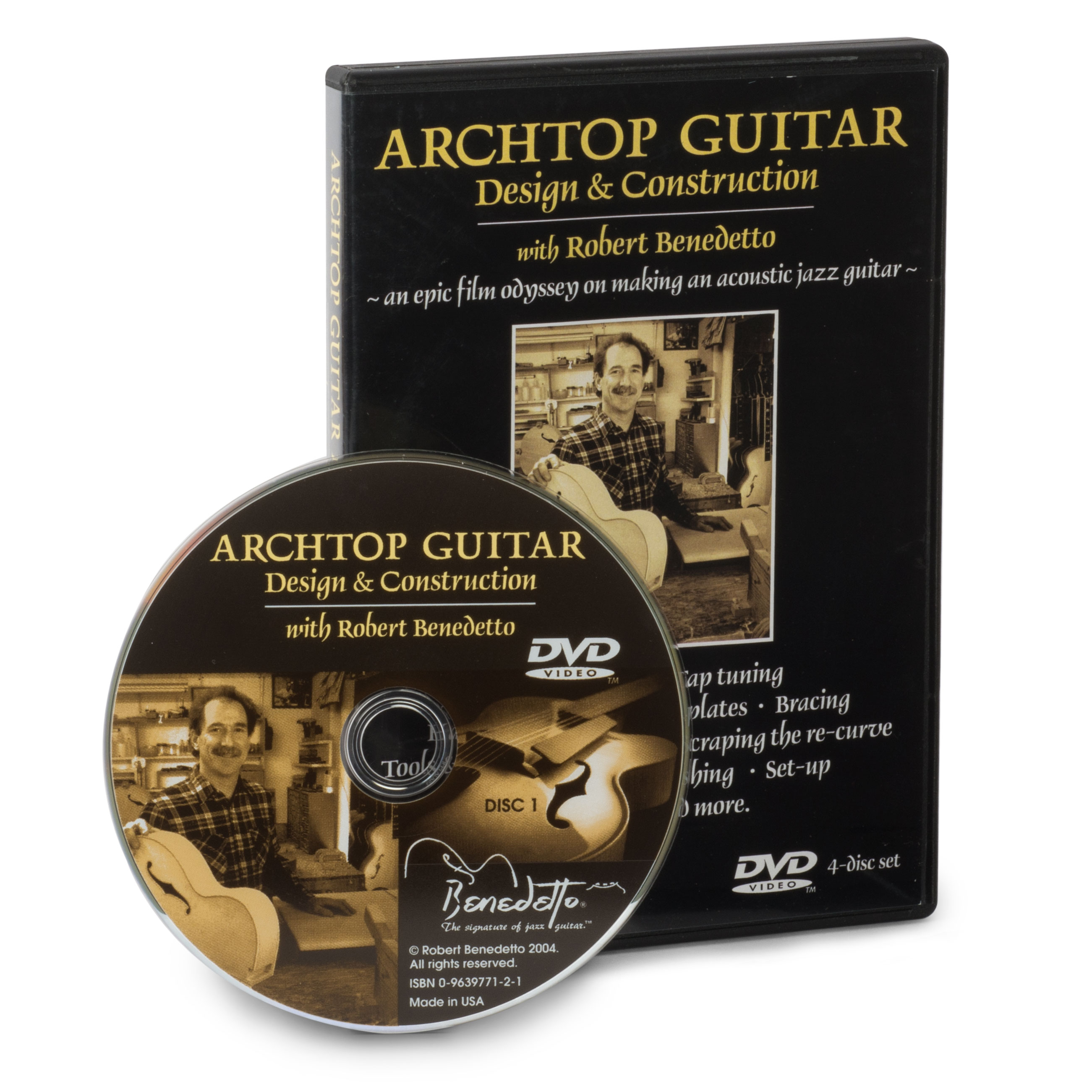 Archtop Guitar Design and Construction, 4-Disc DVD Set Archtop Guitar Design and Construction, 4-Disc DVD Set