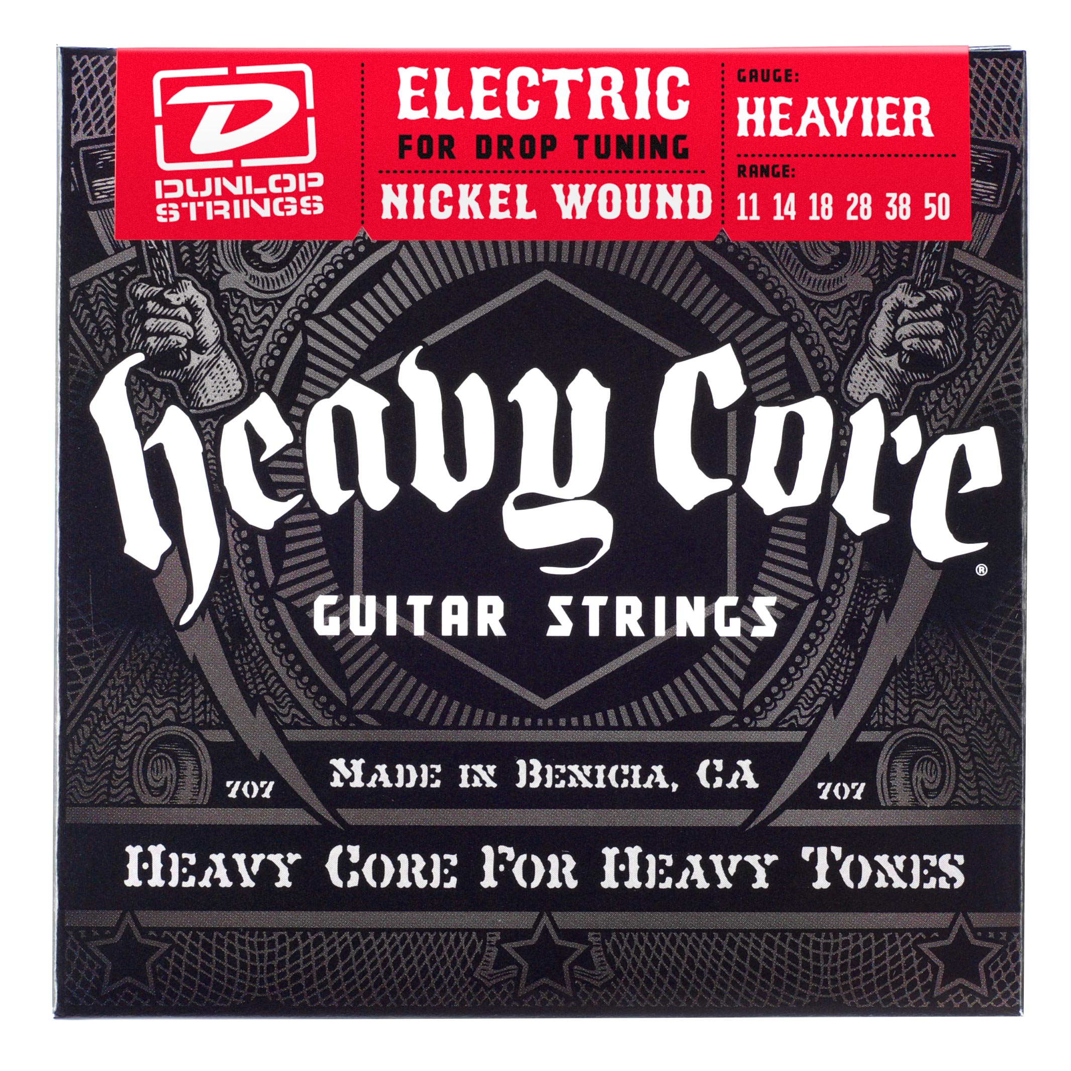 Heavy core on sale guitar strings