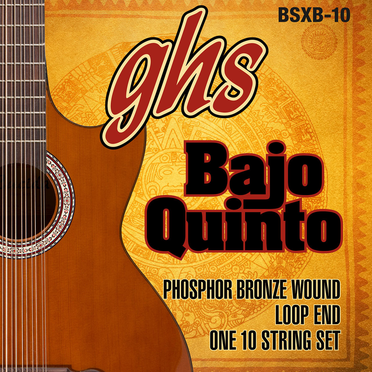 GHS Loop End Bajo Quinto Acoustic Guitar Strings, Phosphor Bronze GHS Loop End Bajo Quinto Acoustic Guitar Strings, Phosphor Bronze