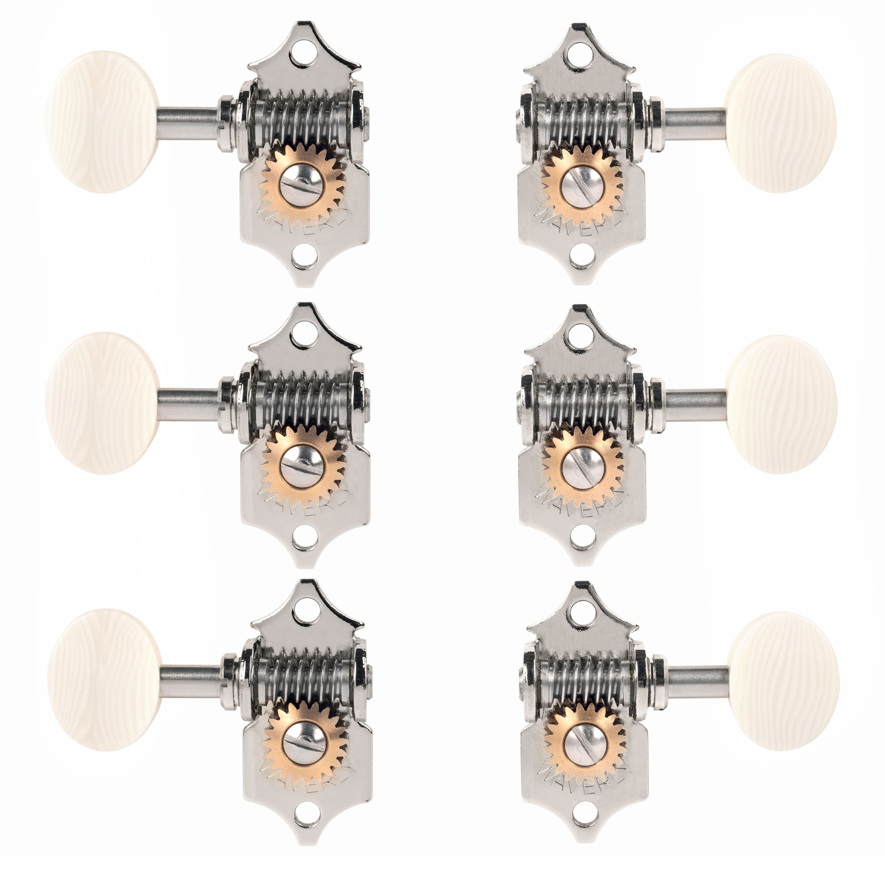 Waverly High Ratio Guitar Tuners with Ivoroid Knobs for