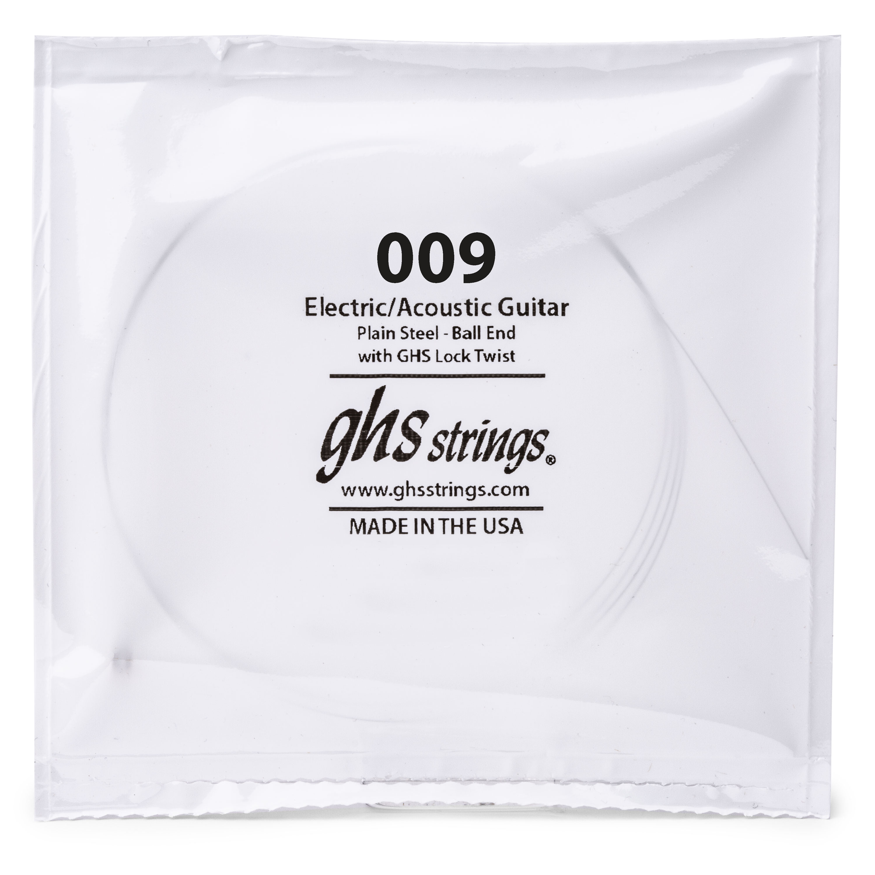 GHS Individual Electric Guitar Strings, 0.009", ball-end GHS Individual Electric Guitar Strings, 0.009", ball-end