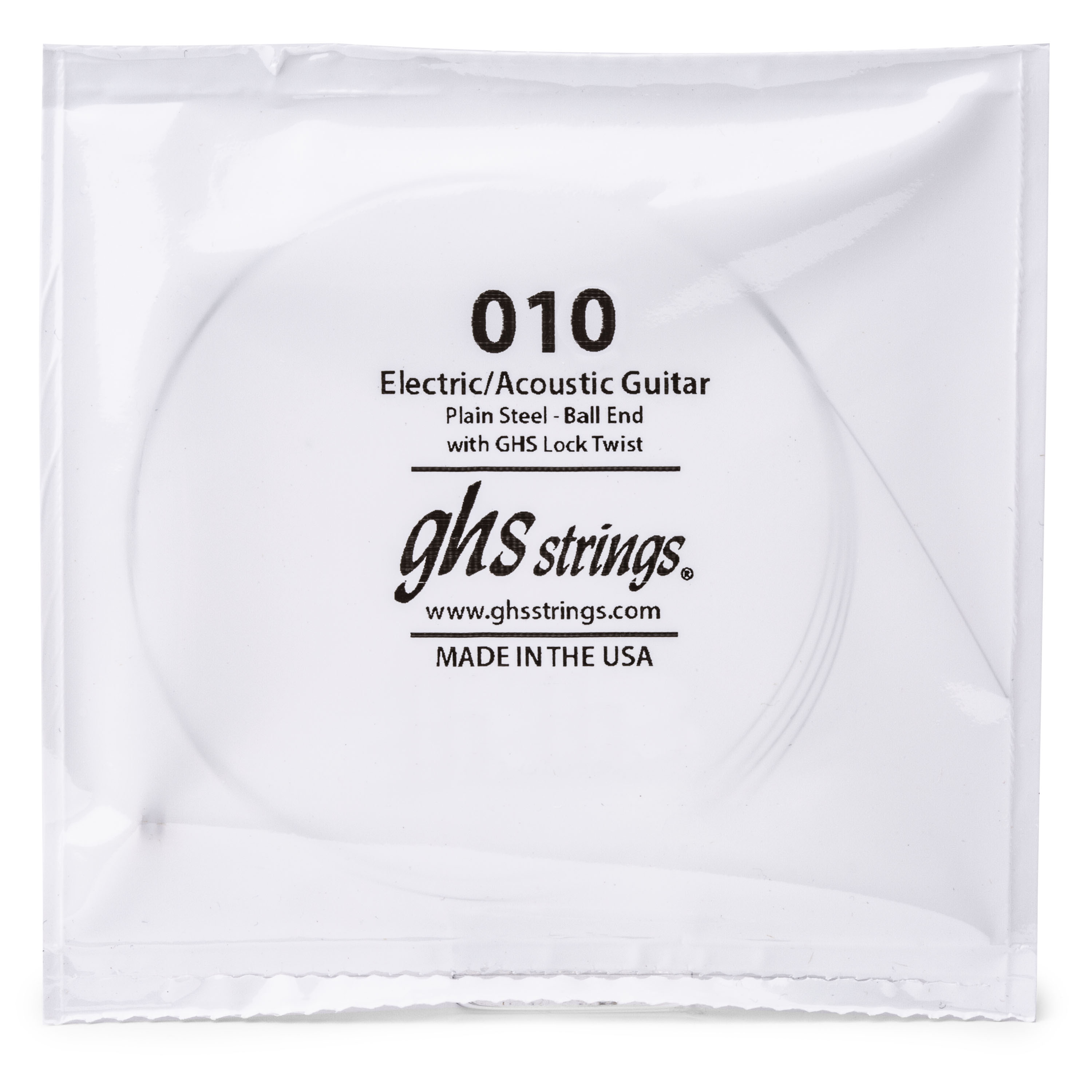 GHS Individual Electric Guitar Strings, 0.010", ball-end GHS Individual Electric Guitar Strings, 0.010", ball-end