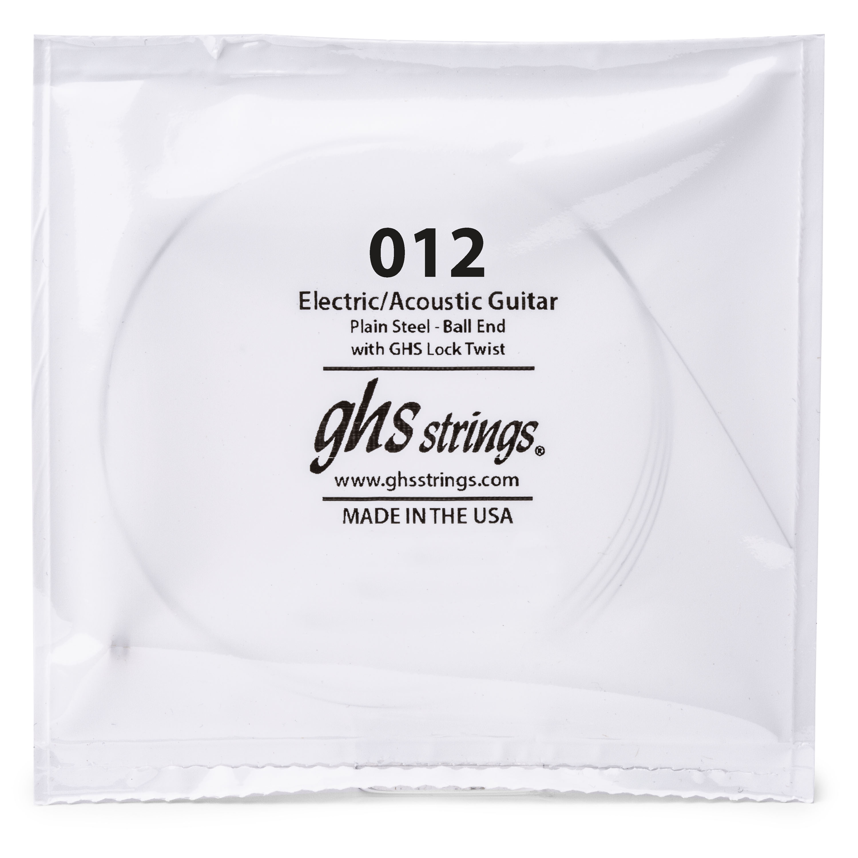 GHS Individual Electric Guitar Strings, 0.012", ball-end GHS Individual Electric Guitar Strings, 0.012", ball-end