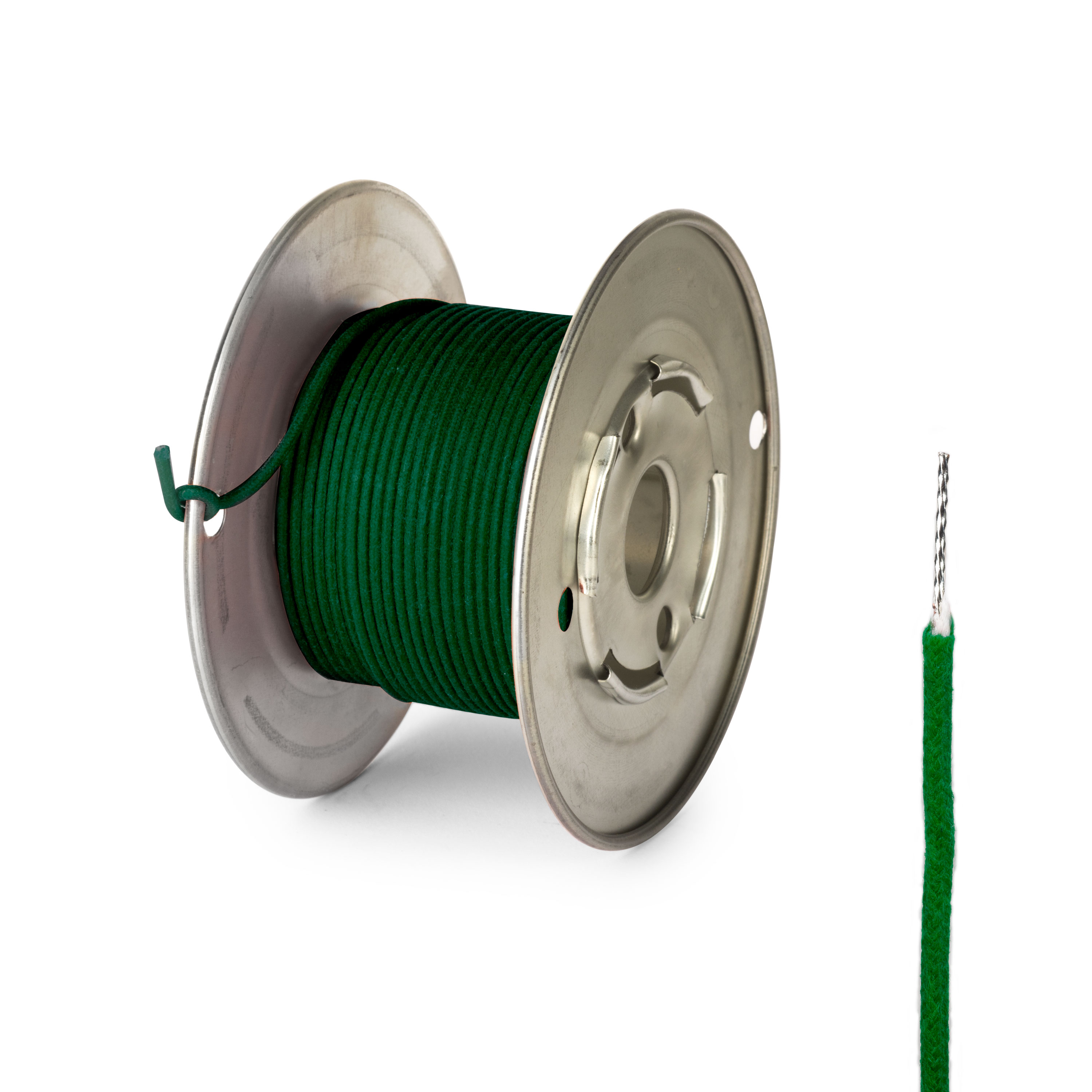 Vintage Stranded Core Push-back Wire - 50 feet, Green Vintage Stranded Core Push-back Wire - 50 feet, Green