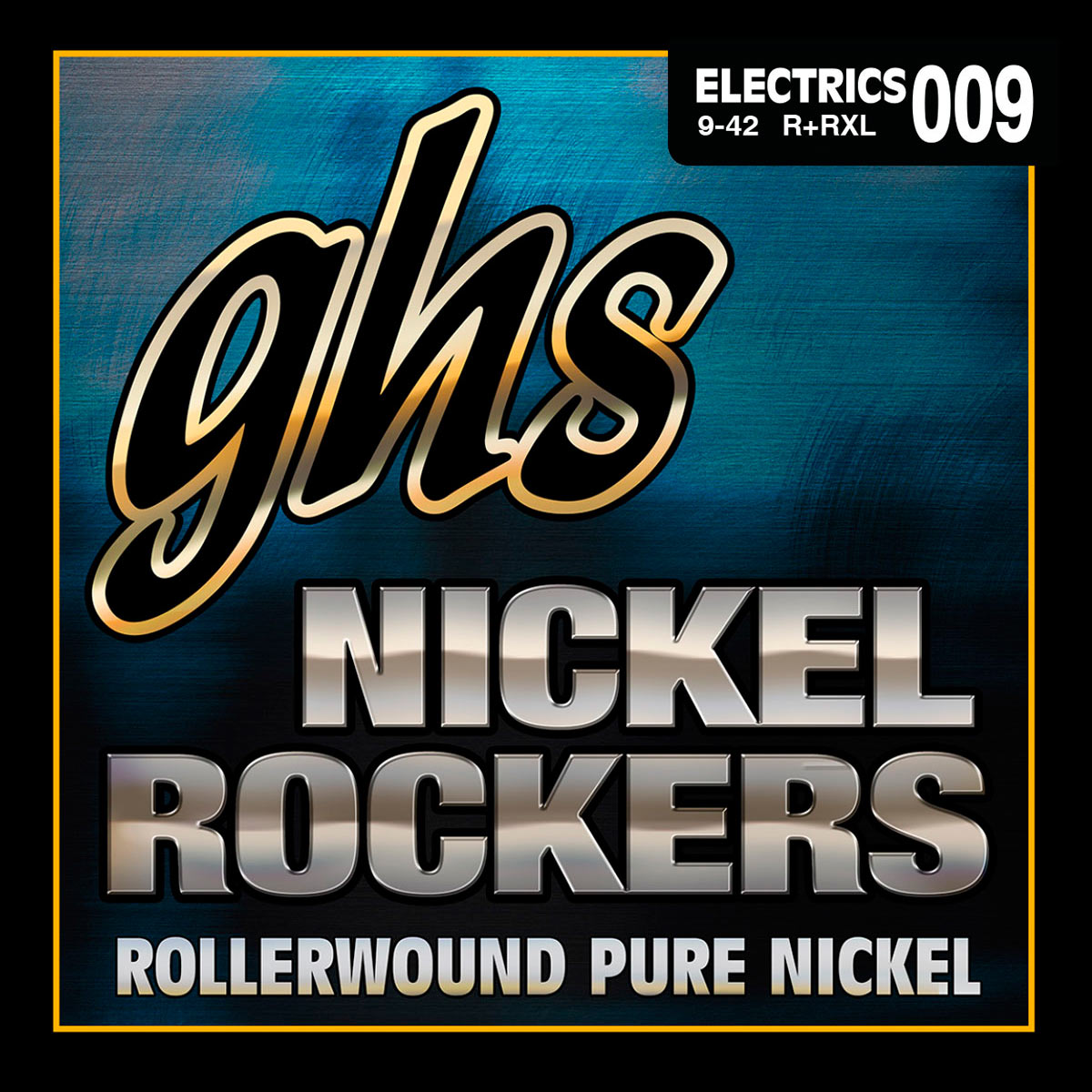 GHS Electric Guitar Nickel Rockers, Extra Light, 9 - 42
