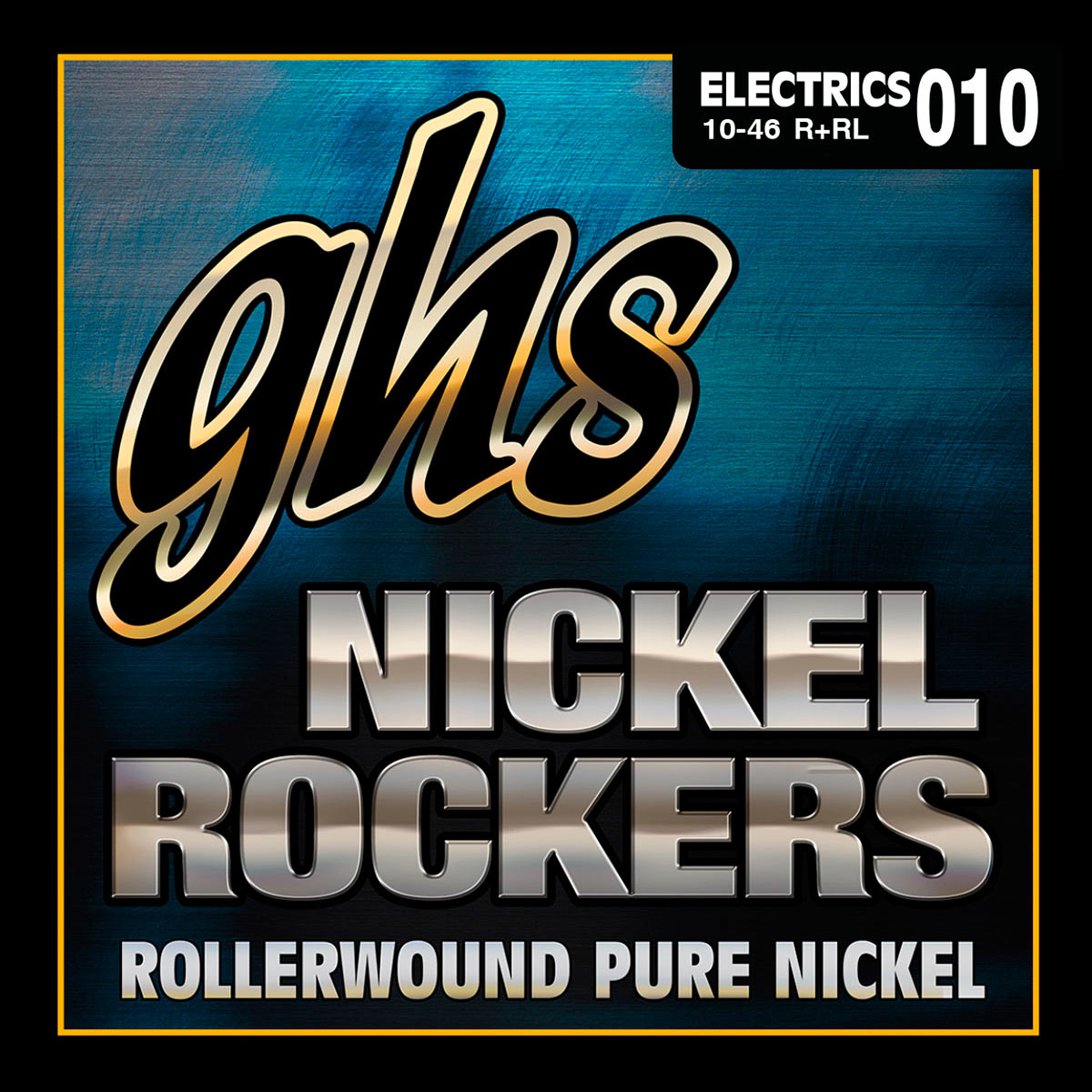 GHS Electric Guitar Nickel Rockers, Light, 10 - 46