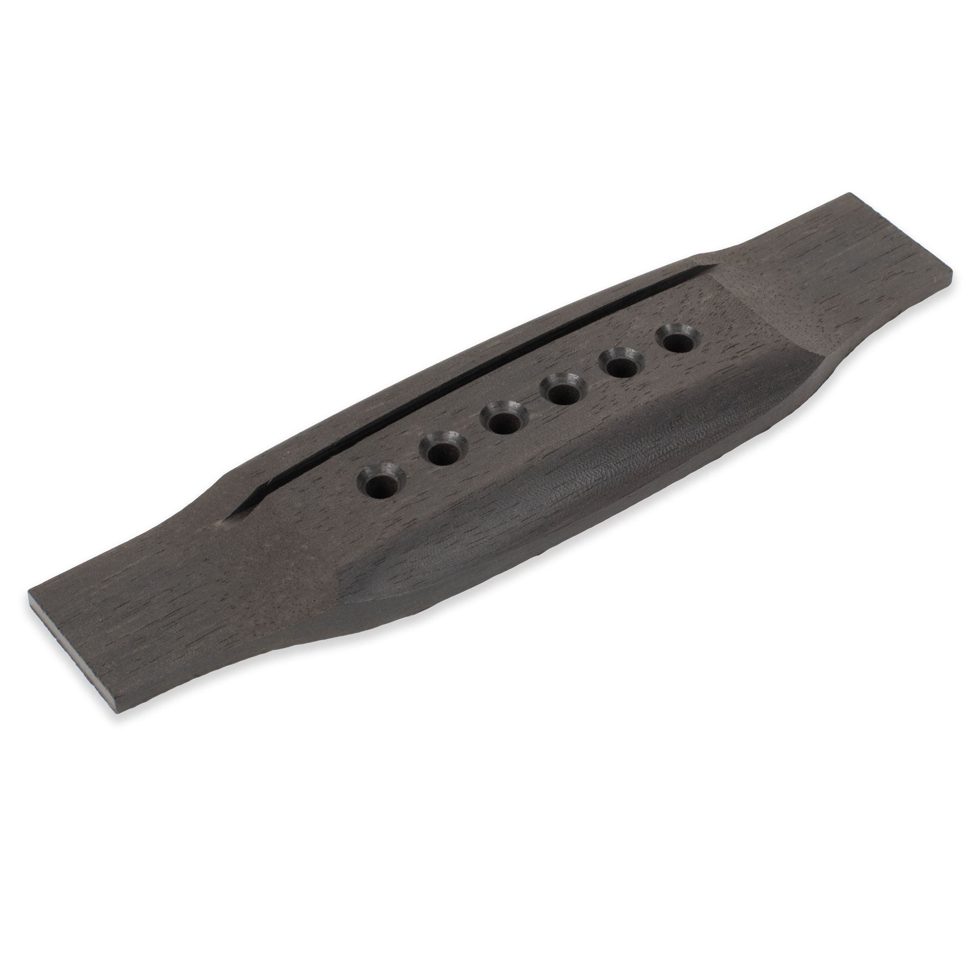 Acoustic Guitar Belly Bridge - Special Run, Ebony, 1.375" wide