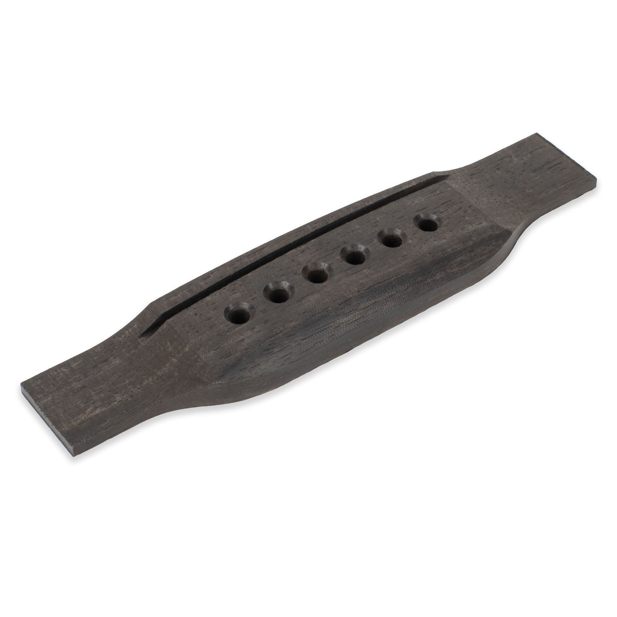 Acoustic Guitar Belly Bridge - Special Run, Ebony, 1.437” wide