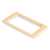Plastic Mounting Rings For Humbucking Pickups, Low, cream