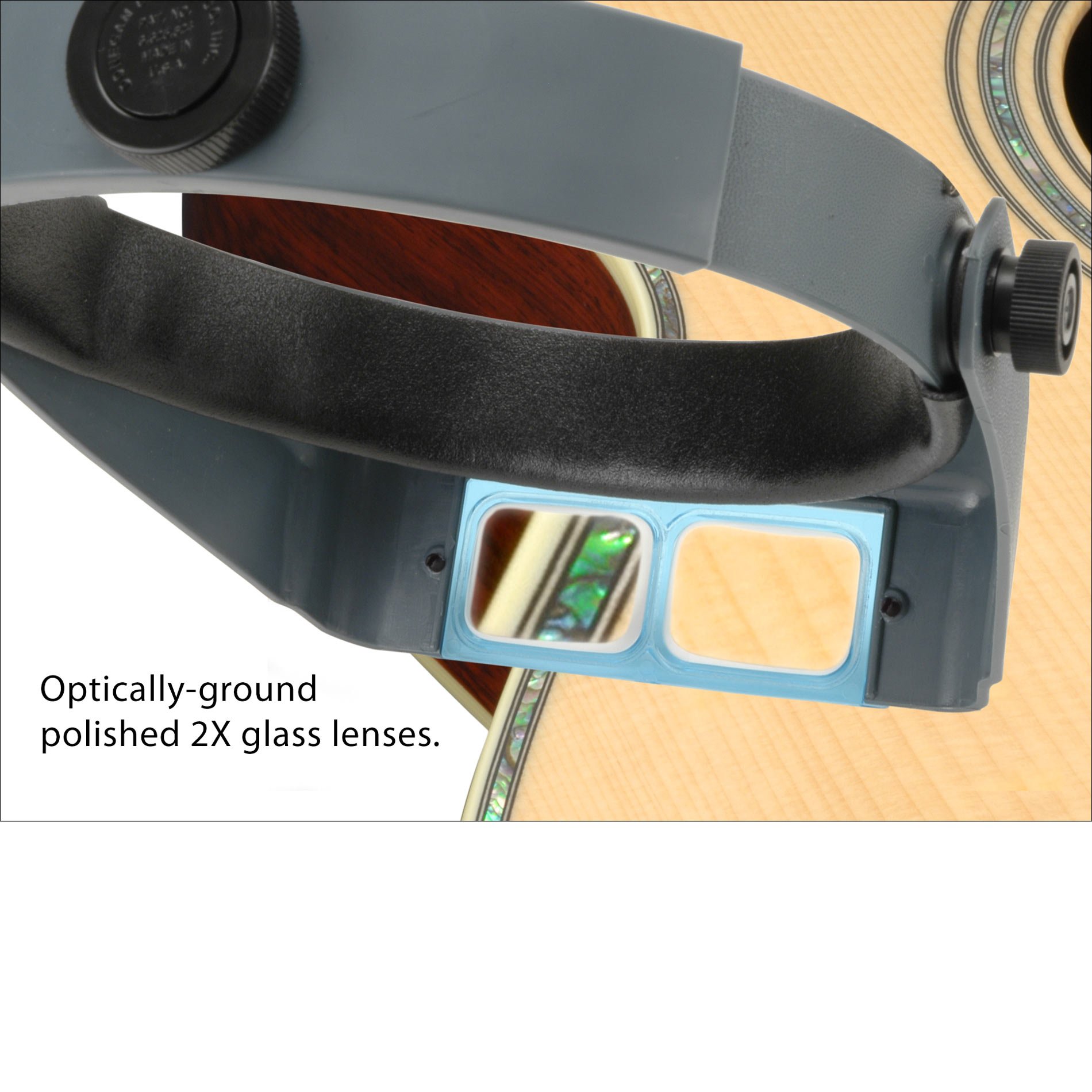 Optivisor Headband Magnifier, 1.5x Magnification Lens Only from StewMac.