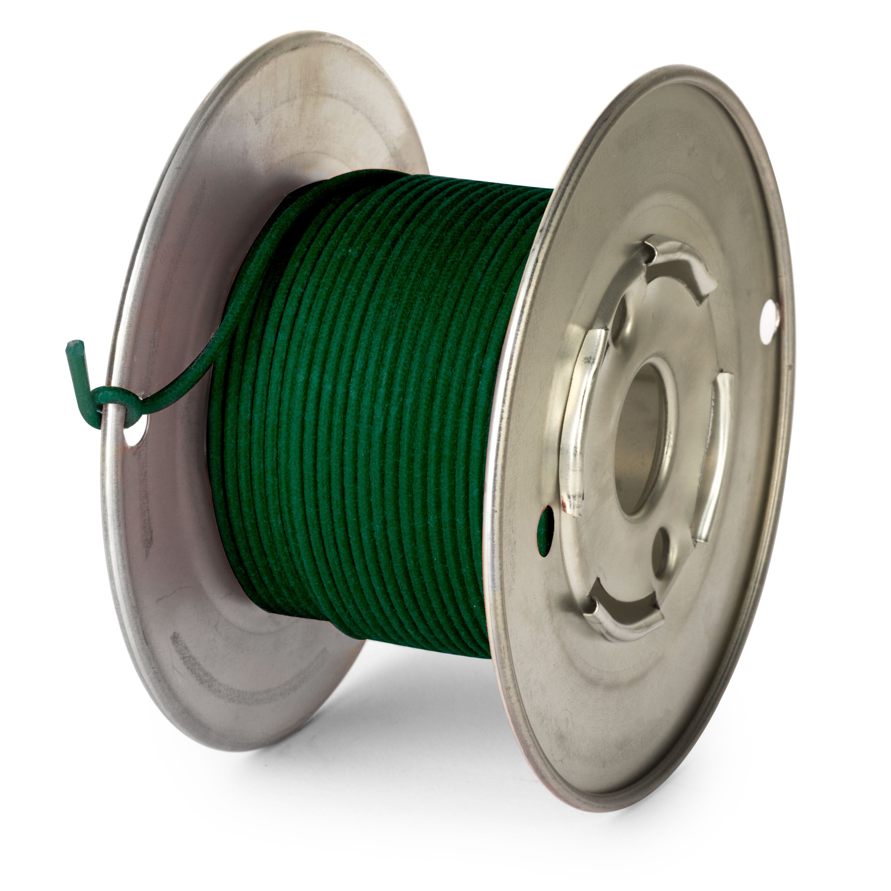 Vintage Solid Core Push-back Wire - 50 feet, Green, 18 Gauge Vintage Solid Core Push-back Wire - 50 feet, Green, 18 Gauge