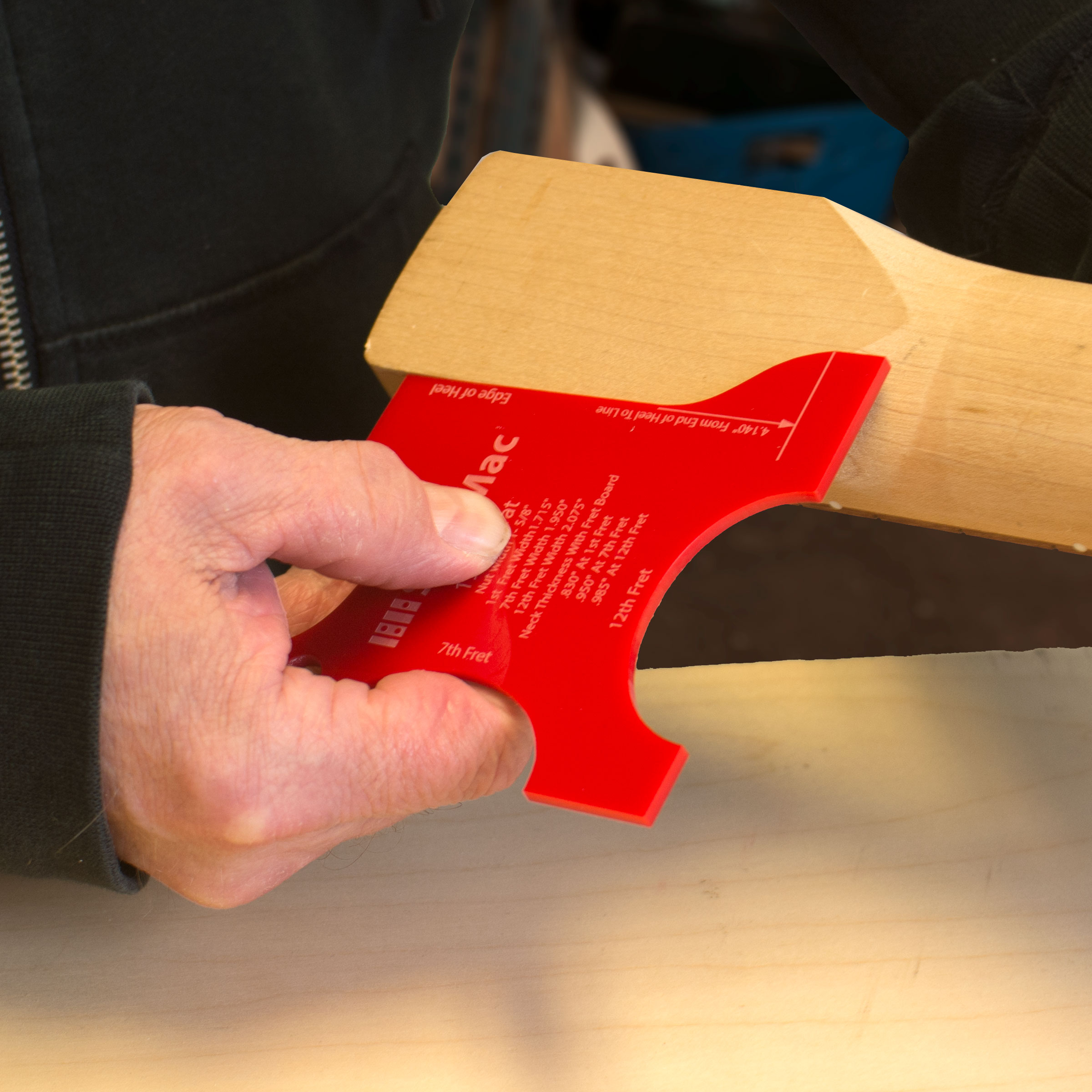 Neck Shaping Templates for Electric Guitar StewMac