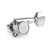 Gotoh Schaller-style Knob Individual Tuners, Chrome, individual left-side