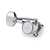 Gotoh Schaller-style Knob Individual Tuners, Chrome, individual right-side