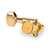 Gotoh Schaller-style Knob Individual Tuners, Gold, individual right-side