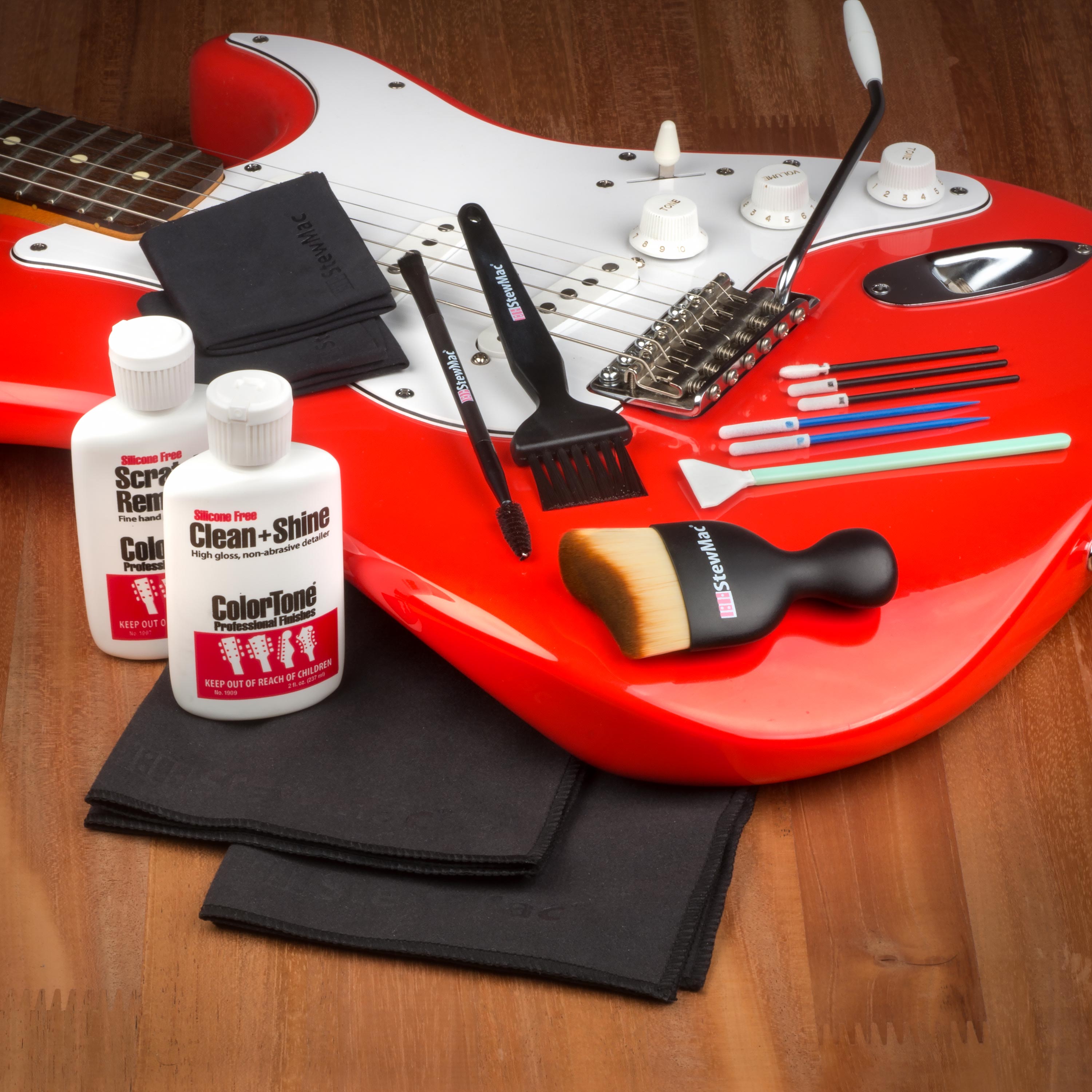 StewMac Guitar Cleaning Tool Set