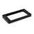 Metal Humbucker Mounting Rings for Flat Bodies, Black, tall tapered