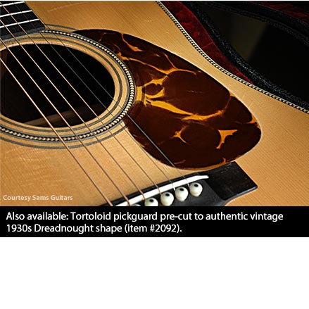 Tortoloid Pickguard Material StewMac