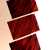 Tortoloid Pickguard Material, Red tigerstripe