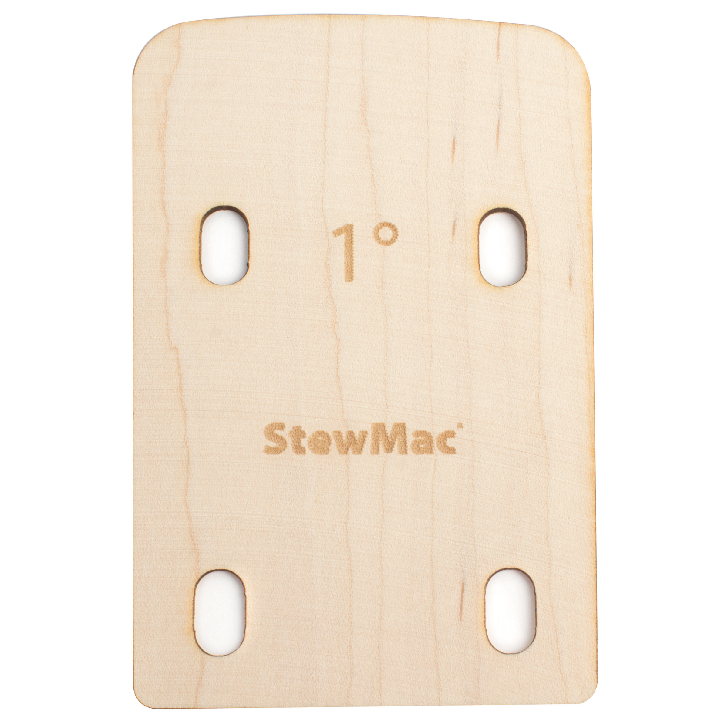 StewMac Neck Shims for Bass, Shaped, 1 degree StewMac Neck Shims for Bass, Shaped, 1 degree