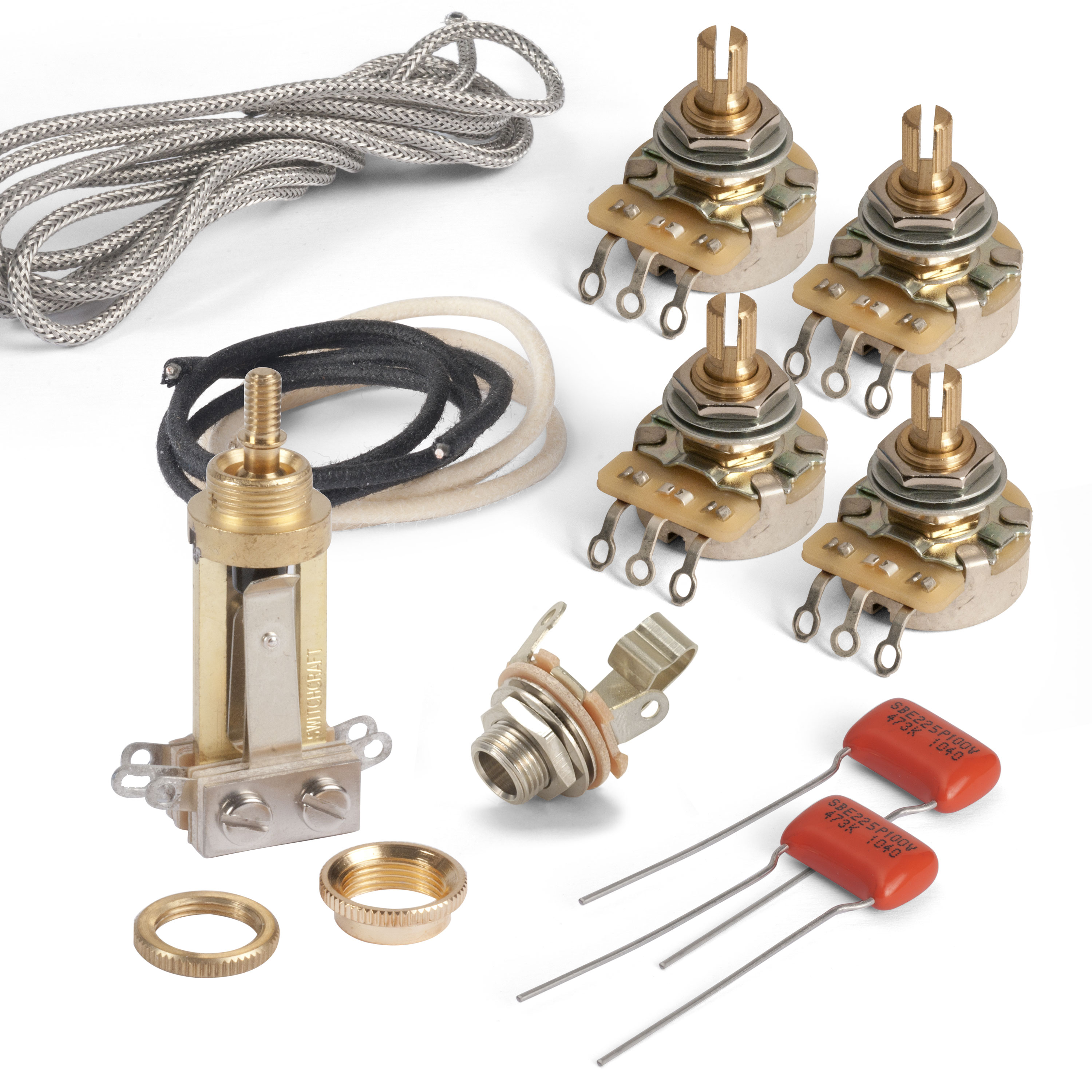 Premium Wiring Kit for Gibson Les Paul Guitar StewMac