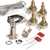 Premium Wiring Kit for Gibson&reg; Les Paul&reg; Guitar, Long-shaft CTS pots and chrome Switchcraft switch