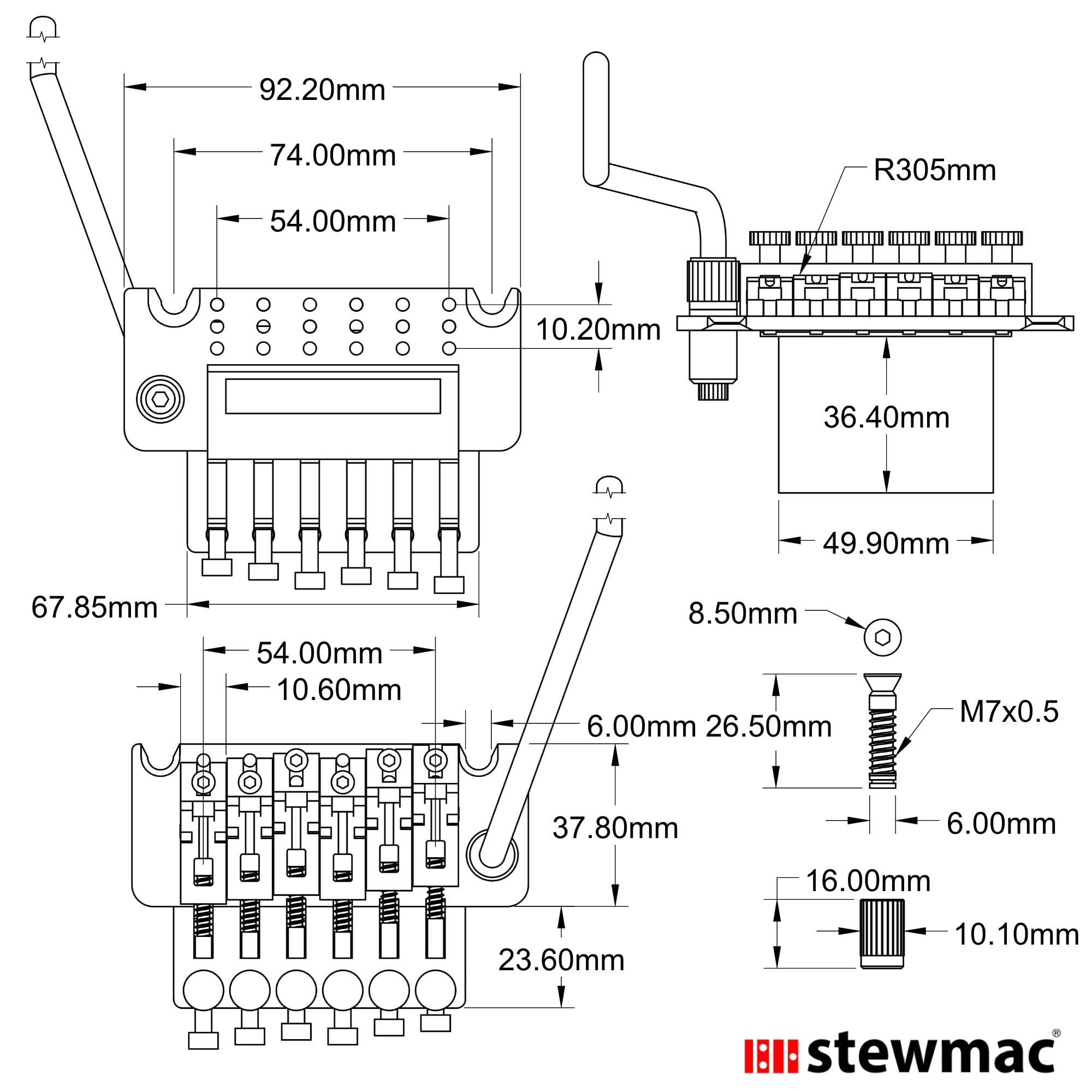 Floyd Rose Special Series Tremolo System